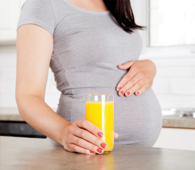 Embarazada: toma zumos cuando sientas náuseas
