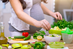 Cómo lavar las frutas y verduras durante el embarazo