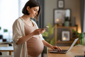Fin del contrato maternal y baja por maternidad